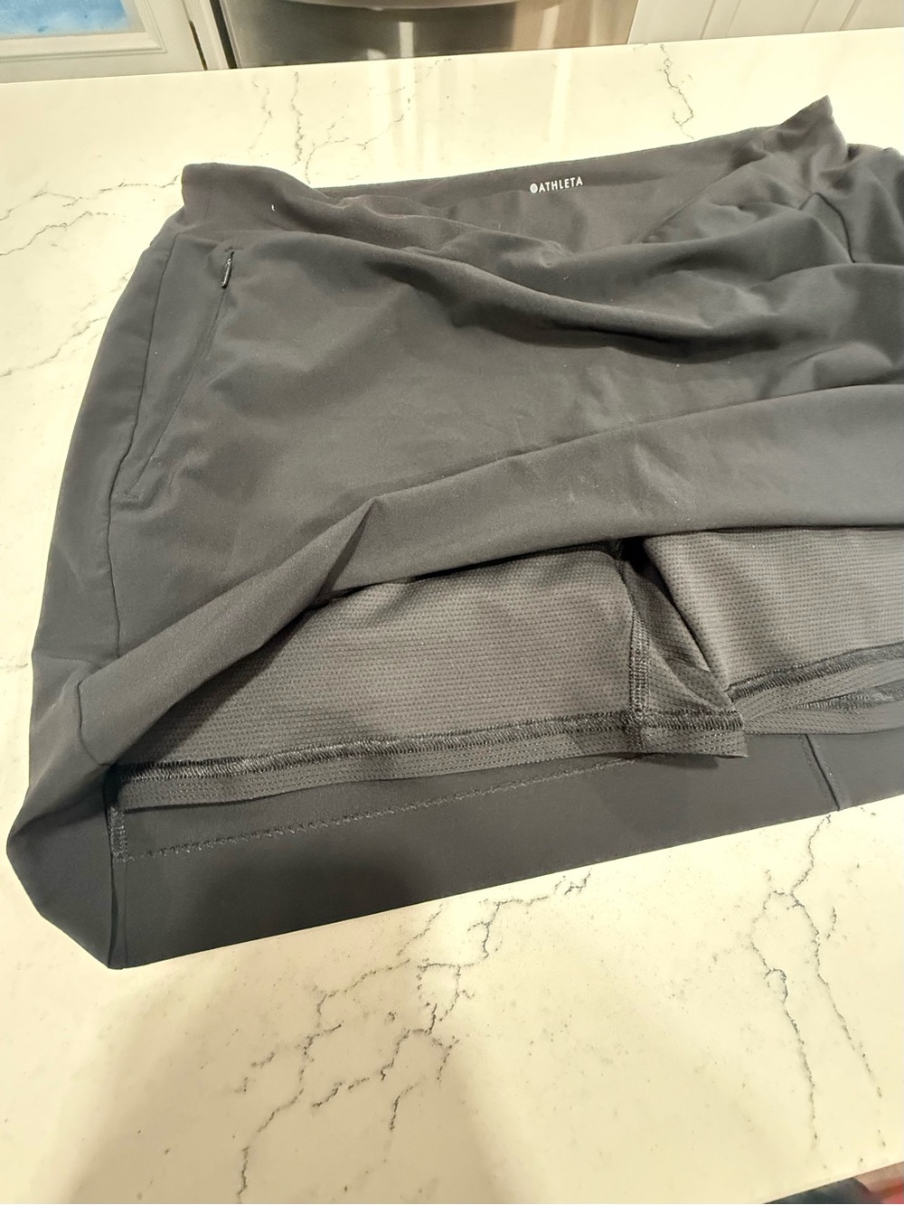 Athleta Black SoHo Skort Women’s Tennis Golf Pockets Size 16 - Picture 10 of 10
